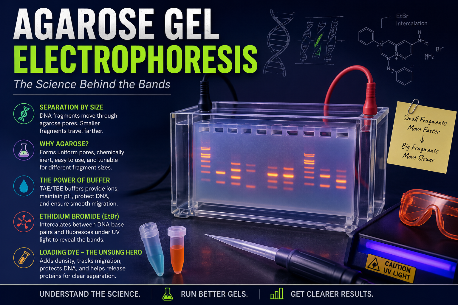 agarose gel electrophoresis explained method decoded