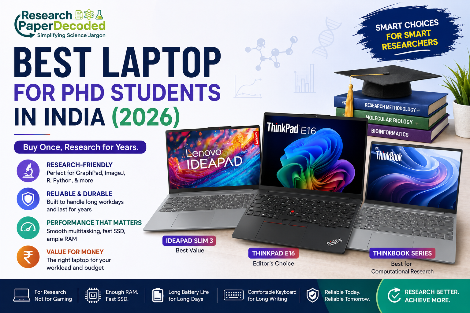 best laptop for phd students in india (2026)